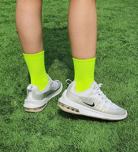CUTIE MANGO Women's Colorful Neon Crew Socks Sports Vivid Color Crazy Fun (3 in Kuwait