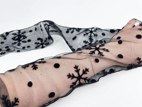 Chendvol Women's Lace Sheer Long Tulle Fingerless Mesh ice Sleeves Cosplay Bridal Party Cuff Gloves in Saudi Arabia
