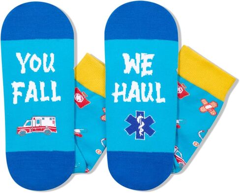 Zmart Unisex EMT Socks Pharmacy Socks Paramedic Socks Physical Socks, EMT Gifts Pharmacy Gifts Medical Gifts Pa Gifts Medical Gifts in Saudi Arabia