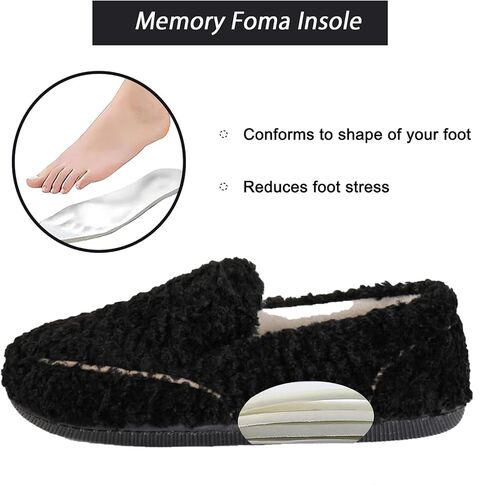 Zizor Women's Slip-On Loafer Slippers House Shoes Indoor Outdoor in Kuwait