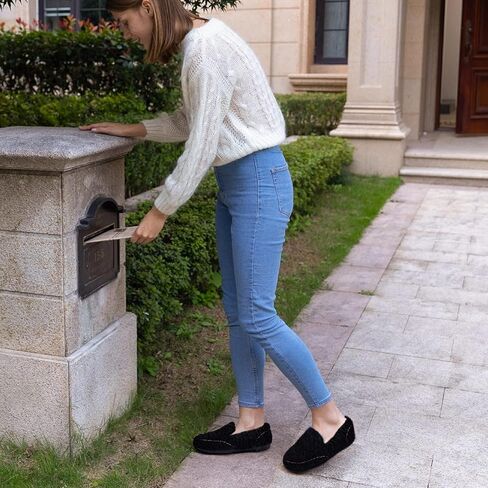 Zizor Women's Slip-On Loafer Slippers House Shoes Indoor Outdoor in Kuwait