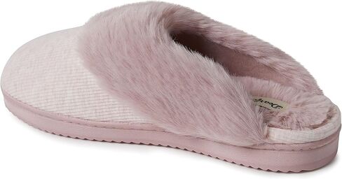 Dearfoams Women's Dahlia Rib Knit Scuff Slipper in Saudi Arabia