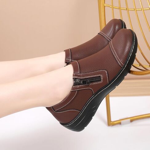 QAE Loafers for Women Comfort Women's Loafers & Slip-Ons Orthopedic Lightweight Business Casual Dressy Walking Work Flat Slip-On Shoes for Ladies in Saudi Arabia