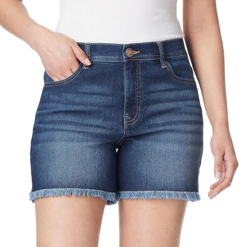 Angels Forever Young Women's Signature Retro Mid-Rise Midi Shorts in Saudi Arabia