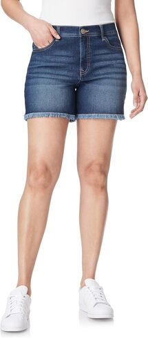 Angels Forever Young Women's Signature Retro Mid-Rise Midi Shorts in Saudi Arabia
