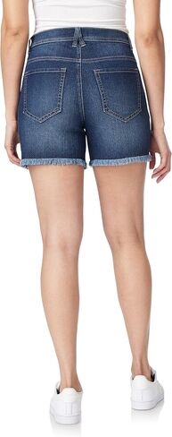 Angels Forever Young Women's Signature Retro Mid-Rise Midi Shorts in Saudi Arabia