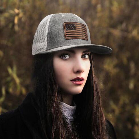USA American Flag FAFO Leather Patch Hat Adjustable Baseball Cap Trucker Hat Stylish Unisex Hats for Women Men in Kuwait