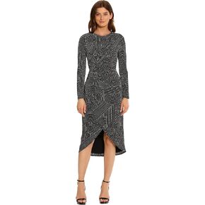 Maggy London Women's Sleek and Sophisticated Wrap Look High Low Skirt Office Career Event Guest of in Kuwait
