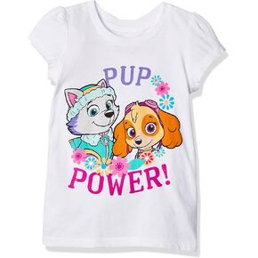 Paw Patrol Girls' Toddler Pup Power Short-Sleeved Puff Tee in Saudi Arabia