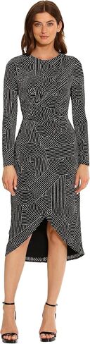 Maggy London Women's Sleek and Sophisticated Wrap Look High Low Skirt Office Career Event Guest of in Kuwait