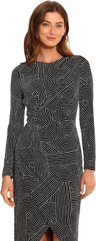 Maggy London Women's Sleek and Sophisticated Wrap Look High Low Skirt Office Career Event Guest of in Kuwait
