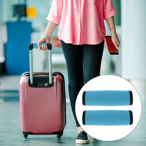 Baluue 2pcs Luggage Handle Wraps Luggage Tags Grips Identifiers Markers Covers Gripper for Suitcases Bags in Saudi Arabia