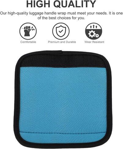 Baluue 2pcs Luggage Handle Wraps Luggage Tags Grips Identifiers Markers Covers Gripper for Suitcases Bags in Saudi Arabia