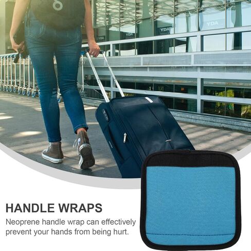 Baluue 2pcs Luggage Handle Wraps Luggage Tags Grips Identifiers Markers Covers Gripper for Suitcases Bags in Saudi Arabia
