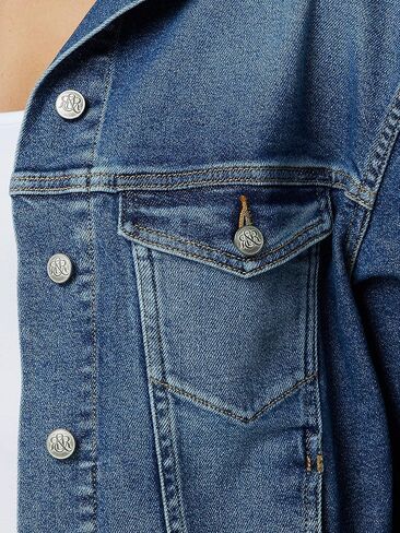 Rock & Republic Womens Denim Jacket Denim Jacket in Kuwait
