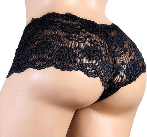 SINMIUANIME Men's lace Anime Panties Three Point Underwear Sheer Mesh Bikini Briefs T-back G-string Panty Sexy in Saudi Arabia
