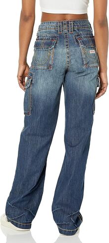 بنطلون كارجو للنساء من ترو ريليجن مقاس كبير in Kuwait