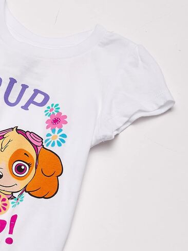 Paw Patrol Girls' Toddler Pup Power Short-Sleeved Puff Tee in Saudi Arabia