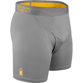 Kozzi Men's Boxer Briefs, Premium Soft Breathable Nylon for Everyday