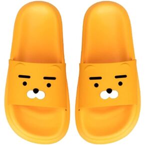 Kakao Ryan Indoor Outdoor Face Slippers, Blue & Yellow, 2.5 Little Kid in Kuwait