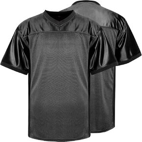 MESOSPERO Blank Practice Football Jersey Mesh Athletic Sports Football T-Shirt Black White Red in Saudi Arabia