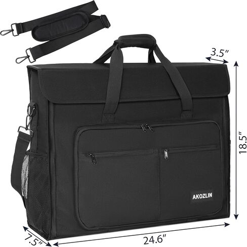 اكوزلين شنطة حمل 21.5 انش/24 انش متوافقة مع كمبيوتر مكتبي ابل اي ماك لاجهزة اي ماك 21.5 انش و24 انش، شنطة تخزين للسفر، اسود in Kuwait