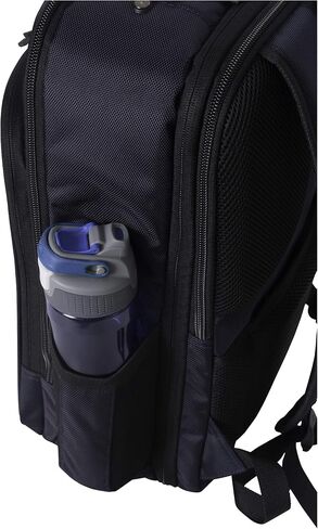 Kenneth Cole Reaction Brooklyn Commuter Slim 16" Laptop Computer Travel Work High School Bookbag, Black Polyester, Polyester Backpack in Saudi Arabia