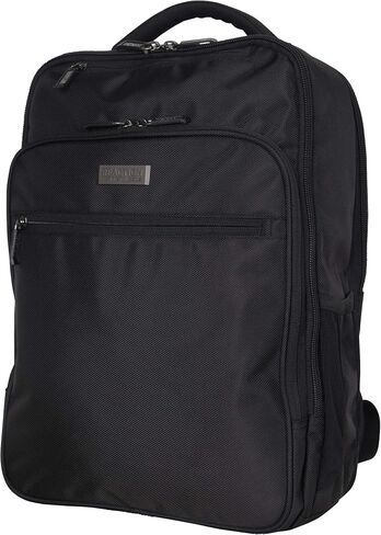Kenneth Cole Reaction Brooklyn Commuter Slim 16" Laptop Computer Travel Work High School Bookbag, Black Polyester, Polyester Backpack in Saudi Arabia