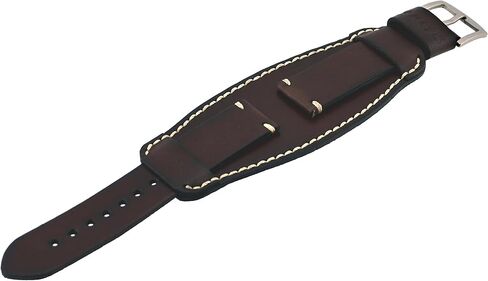 نيمسيس #HM-B 24 مم عرض العروة من الجلد البني مع سوار in Kuwait