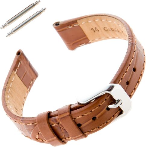 Gilden Ladies 12-14mm Gator Grain Leather Watch Band F30 in Kuwait