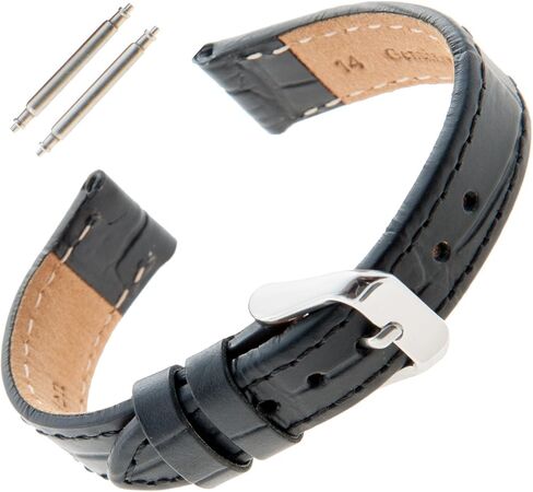 Gilden Ladies 12-14mm Gator Grain Leather Watch Band F30 in Kuwait