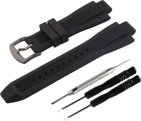 JETHENG Rubber Replacement Watch Band Width 13x29mm fit for Michael Kors - MK8152 MK8295 MK8356 MK8380 MK9020 Silicone mens and womens Strap in Saudi Arabia