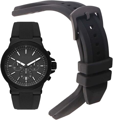 JETHENG Rubber Replacement Watch Band Width 13x29mm fit for Michael Kors - MK8152 MK8295 MK8356 MK8380 MK9020 Silicone mens and womens Strap in Saudi Arabia