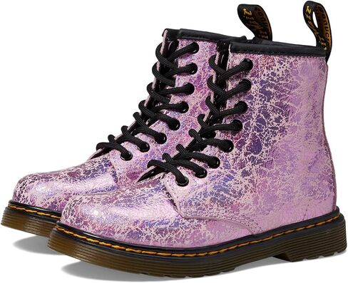 Dr. Martens 1460 (Little Kid/Big Kid) Pink Disco Crinkle 3 UK (US 4 Big Kid) M in Saudi Arabia