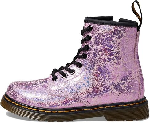 Dr. Martens 1460 (Little Kid/Big Kid) Pink Disco Crinkle 3 UK (US 4 Big Kid) M in Saudi Arabia