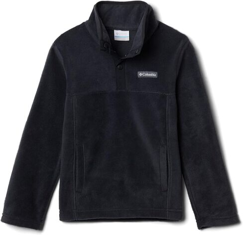 Columbia Youth Boys Steens Mtn 1/4 Snap Fleece Pull-over, Black, X-Large in Saudi Arabia