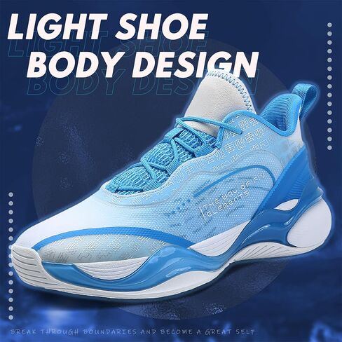 CJSPORX Mens Basketball Shoes Fashion High Top Running Sneakers Lightweight Sport Shoes for Athletic in Saudi Arabia