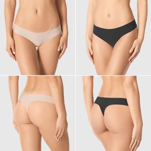 ملابس داخلية بيكيني للسيدات من IDY COSAC Tanga مكونة من 5 قطع سراويل داخلية ناعمة قابلة للتنفس رياضية نصف تغطية خلفية in Kuwait