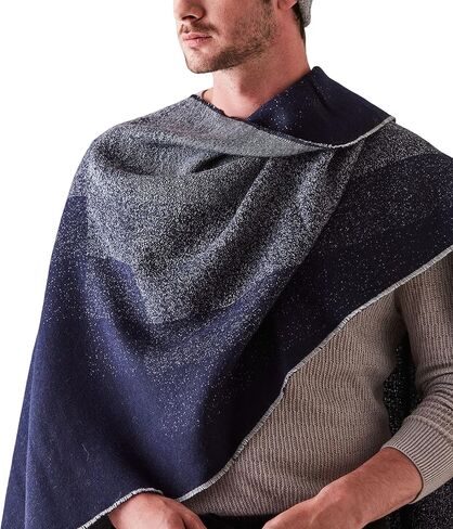 وشاح ألبكة أطفال متدرج 100% من ألبكة أوريجينز للرجال والنساء، أوشحة شتوية للجنسين، شال صوف ناعم ودافئ in Kuwait