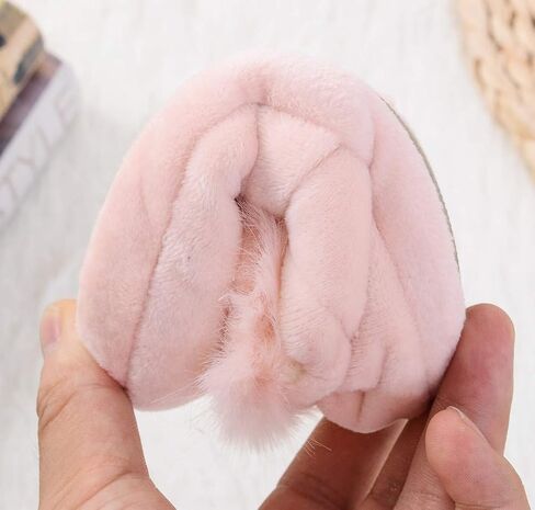 DADAWEN Toddler Boys Girls Soft Plush Slippers Cartoon Cute Animal Warm House Shoes in Kuwait
