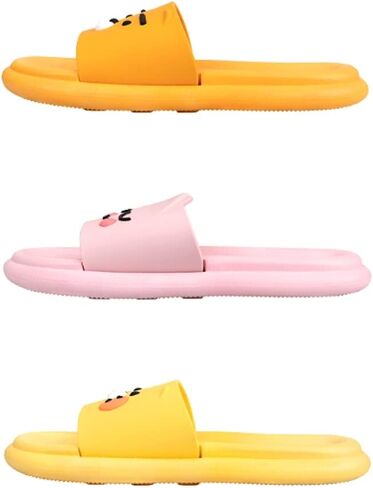 Kakao Ryan Indoor Outdoor Face Slippers, Blue & Yellow, 2.5 Little Kid in Kuwait