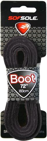 Sof Sole Flat Leather Raw Boot Lace 72" in Kuwait
