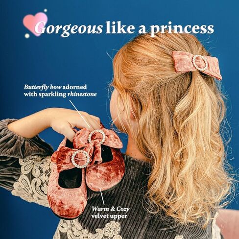 أحذية Bimbobimba الرسمية للفتيات بإبزيم من حجر الراين وكعب مسطح وكعب ماري جين للأطفال الصغار in Kuwait