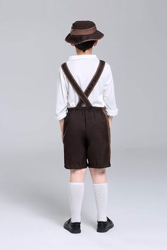 زي yolsun Lederhosen للأطفال، لعب دور مهرجان أكتوبر للأولاد، فساتين ألمانية لمهرجان أكتوبر in Saudi Arabia