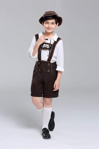 زي yolsun Lederhosen للأطفال، لعب دور مهرجان أكتوبر للأولاد، فساتين ألمانية لمهرجان أكتوبر in Saudi Arabia