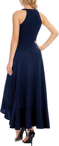 Dressystar Womens Halter Split Hem Party Dress Elegant Long Formal Prom Dress Cocktail Wedding Guest Maxi Dresses in Saudi Arabia