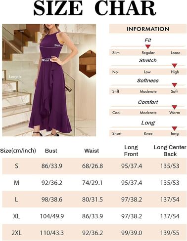 Dressystar Womens Halter Split Hem Party Dress Elegant Long Formal Prom Dress Cocktail Wedding Guest Maxi Dresses in Saudi Arabia
