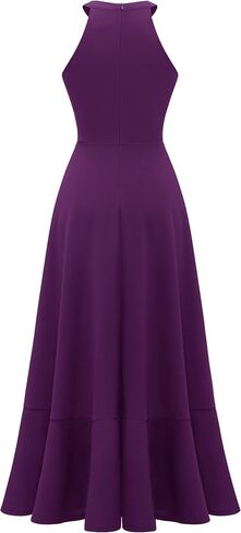 Dressystar Womens Halter Split Hem Party Dress Elegant Long Formal Prom Dress Cocktail Wedding Guest Maxi Dresses in Saudi Arabia