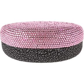 Fashion Handicraft Sparkle Pink Bling Crystal Sungl Case Cute Rhinestone Gift Eyegl Box for Lady,Women,Girl,Family,Friends in Kuwait