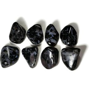 4 قطع من ميستيك ميرلينيت صغير/متوسط درجة ايه ايه، احجار كريمة كريستالية طبيعية مصقولة ومصقولة من مدغشقر، ازرق نيلي، اسود، فضي، ازرق، ارجواني، رمادي، 4 قطع in Kuwait